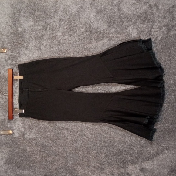 Guest Editor Womens Boho Flare Retro Raw Hem Bell Bottom 70s Inpired Womens 4 - Picture 4 of 11